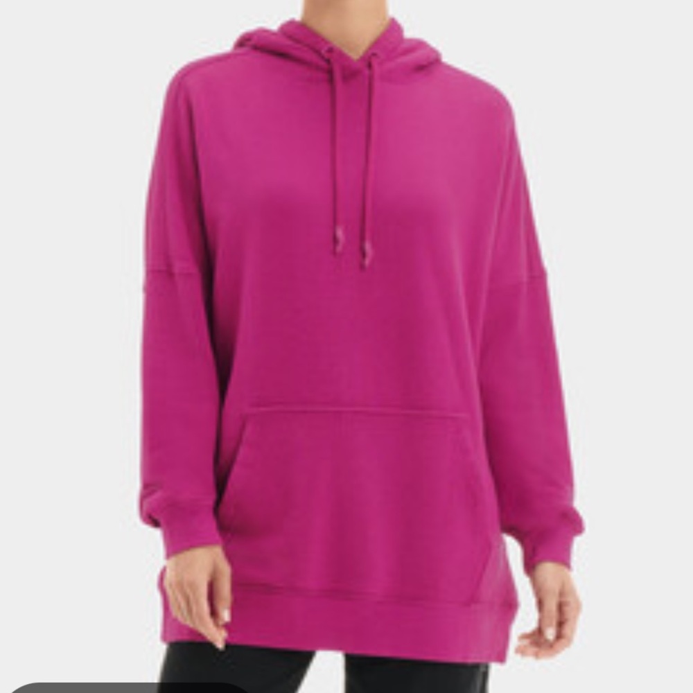 NWT UGG Simone boyfriend hoodie Sweatshirt in wild violet with Logo size S-L
